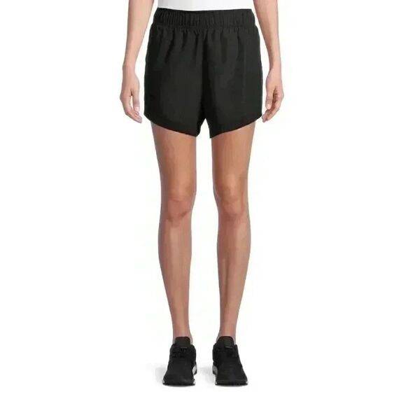 Athletic Works Dri-Works Women's Black Nylon Running Shorts w Brief NEW NWT - Picture 7 of 9